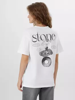 Футболка женская белая с надписью