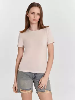 Футболка женская бежевая