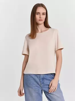 Футболка женская бежевая