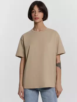 Футболка женская бежевая
