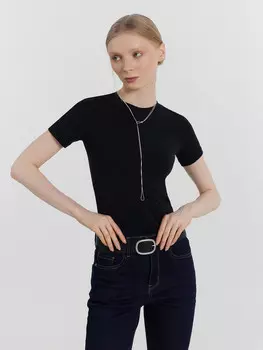 Футболка женская черная