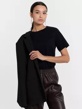 Футболка женская черная