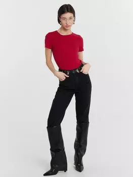 Футболка женская красная