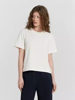 Футболка женская кремовая