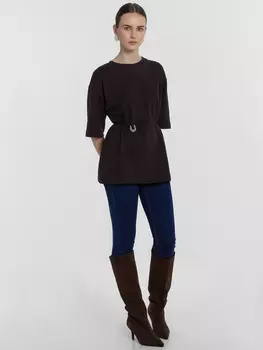 Футболка женская оверсайз черная