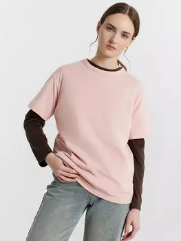 Футболка женская розовая