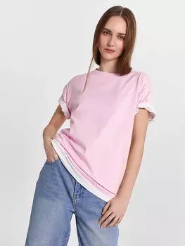 Футболка женская розовая