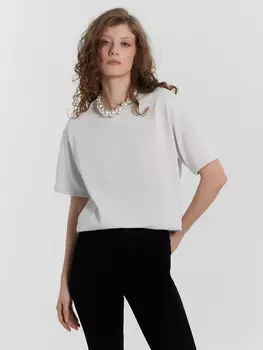 Футболка женская серая