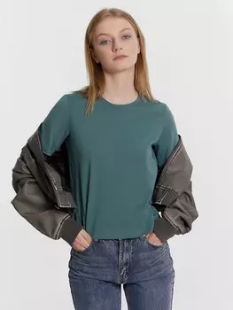 Футболка женская синяя