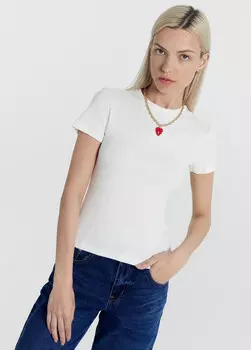 Футболка женская в белом цвете