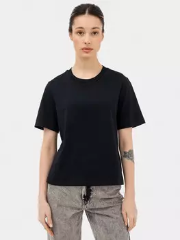 Футболка женская в черном цвете