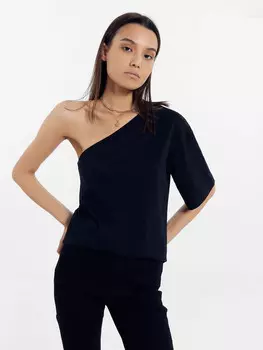 Футболка женская в черном цвете