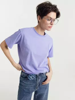 Футболка женская в фиолетовом цвете