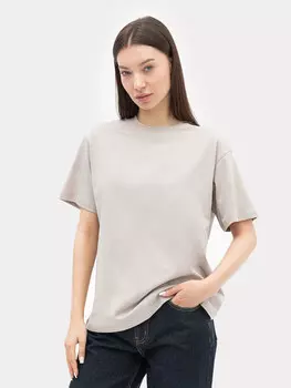 Футболка женская в коричневом цвете