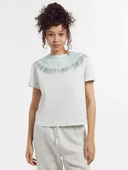 Футболка женская в серо-зеленом цвете