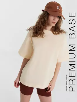 Футболка женская желтая