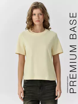 Футболка женская желтая