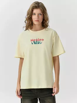 Футболка женская желтая