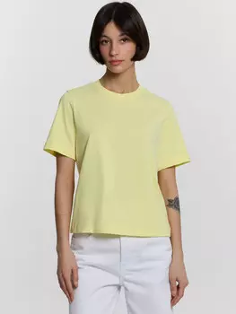 Футболка женская желтая