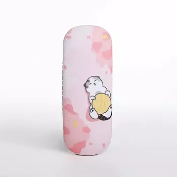 Футляр для очков на хлопушке, длина 16 см, цвет розовый