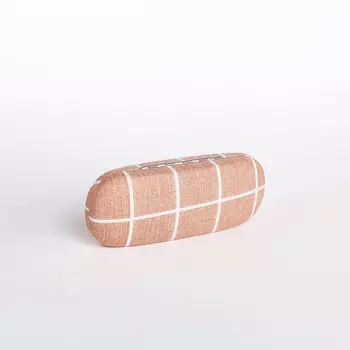 Футляр для очков, на хлопушке, длина 16 см, с рисунком