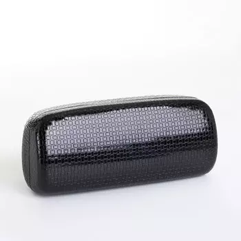 Футляр для очков на хлопушке, однотонный, размер 1563.5 см, черный