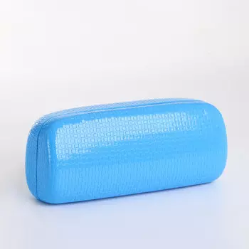 Футляр для очков на хлопушке, однотонный, размер 1563.5 см, голубой