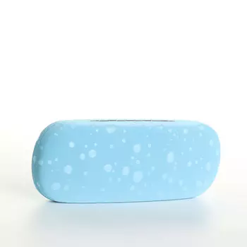 Футляр для очков на хлопушке, с принтом, размер 1663 см, голубой