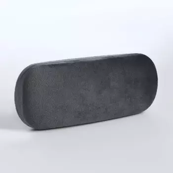 Футляр для очков на хлопушке, однотонный, размер 1662 см, серый