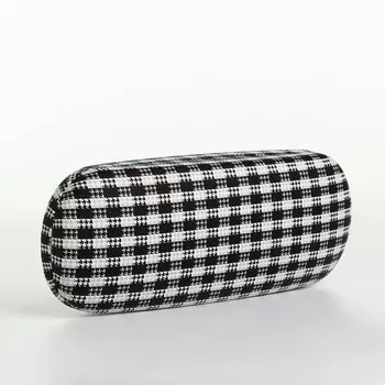 Футляр для очков на хлопушке, с принтом, размер 1663.5 см, черный