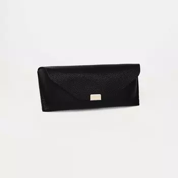 Футляр для очков на кнопке, цвет черный