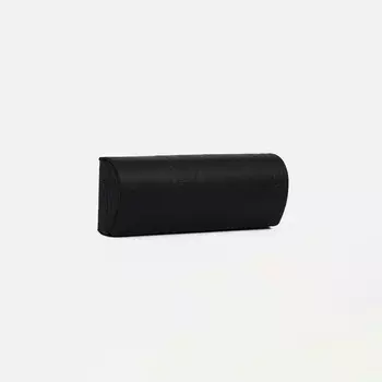 Футляр для очков на магните, 15.5 см х 3.5 см х 6 см, салфетка, цвет черный