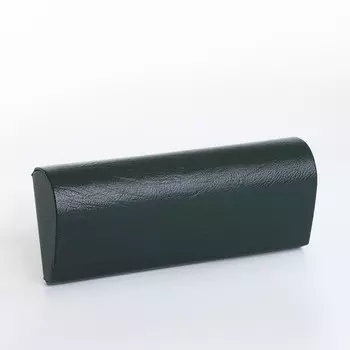 Футляр для очков на магните, однотонный, размер 166.53 см, темно-зеленый