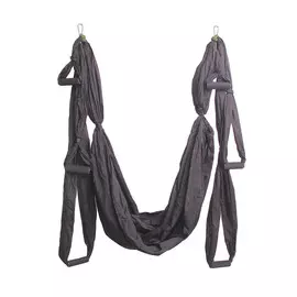 Гамак для йоги 250 × 140 см, цвет чёрный