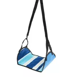 Гамак-подставка для отдыха ног в путешествии, текстиь, 24 см