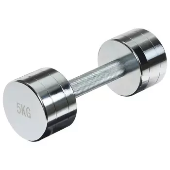 Гантель хромированная onlytop, 5 кг