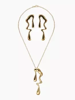 Гарнитур 2 предмета: кулон, серьги