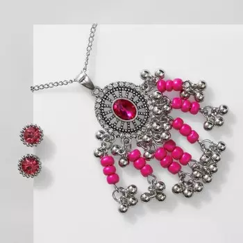 Гарнитур 2 предмета: кулон, серьги