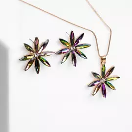 Гарнитур 2 предмета: серьги, кулон