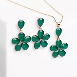 Гарнитур 2 предмета: серьги, кулон