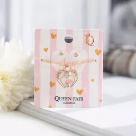 Гарнитур 2 предмета: кулон, серьги