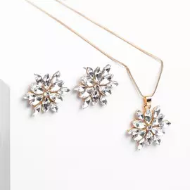 Гарнитур 2 предмета: серьги, кулон