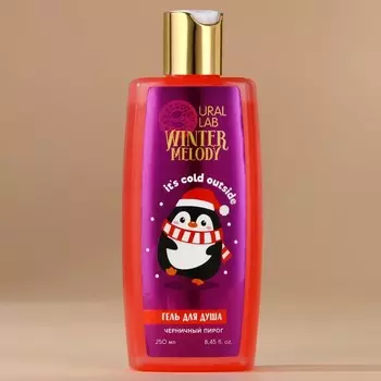 Гель для душа, 250 мл, аромат черничного пирога, ural lab