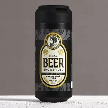 Гель для душа пиво hard line, 400 мл, аромат хвои