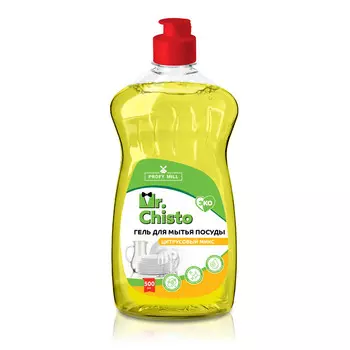 Гель для мытья посуды «Mr. Chisto» цитрусовый микс