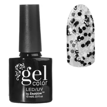 Гель-лак для ногтей 3-х фазный led/uv с камифубуки, 09-12 черный, 10 мл