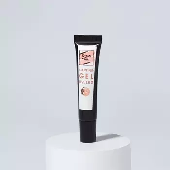 Гель-лак для стемпинга, трехфазный, 8 мл, led/uv, белый