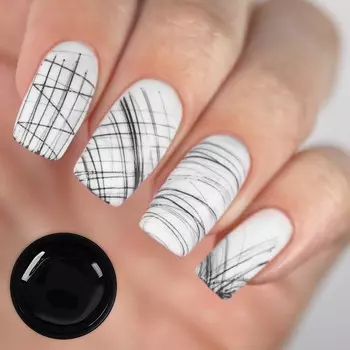 Гель-паутинка, трехфазный, led/uv, 8 мл, черный