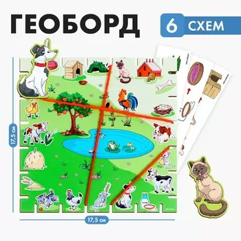 Геоборд с заданиями