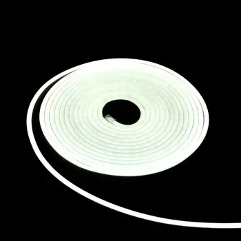 Гибкий неон luazon lighting 6 12 мм, ip65, 10 м, smd2835, 120 led/м, 12 в, свечение белое